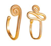 TOYANDONA 2 Stück Nasenringe aus Legierung U Förmig Schnecken und Schlangenmotiv Punk Nasenschmuck für Partys und Alltag