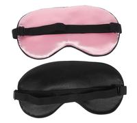 TOYANDONA 2stücke Schlafmaske zum Schlafen Tragbare Augenmaske für Reisen Hotel und Zuhause Bequeme Schlafmaske aus Seidenähnlichem Material Augenklappe für Dunkelheit