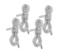 TOYANDONA 4 Stück Glitzer Schnürsenkel mit Funkelnden Strassverzierungen Lange Ersatz schnürsenkel Modische Schuhbänder für Sneaker Sweatpants Taschen und Kleidung Langlebig und Strahlend