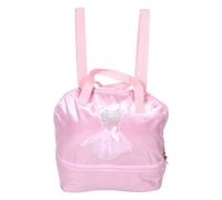 TOYANDONA Ballett-Rucksack für Mädchen: Tanzschultasche - Tanzrucksack für Kleinkinder - Niedlicher Glitzer-Ballett-Rucksack für kleine Mädchen, ideal für Gymnastik, Reisen und Übernachtungen,