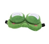 TOYANDONA Cartoon Auge Schlafmaske mit Gelkühlpads Leichte Weiche Augenbinde für Meditation Reise und Entspannung Niedliche Froschform Abdunkelung und Komfort