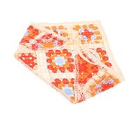 TOYANDONA Handgehäkeltes Kopftuch für Damen Gestricktes Haarband Modisches Accessoire aus Weicher Vielseitig Einsetzbar als Dreieckstuch oder Stirnband für Sommerliche Aktivitäten