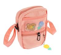 TOYANDONA Kleine Canvas Schultertasche für Damen Leichte und Tragbare Umhängetasche aus Polyester mit Hauptfach und Fronttasche zum Ausgehen für Studenten