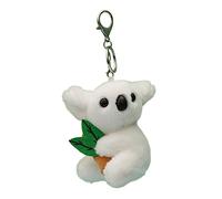 TOYANDONA Plüsch Koala Schlüsselanhänger Plüschanhänger Weiß Kompakter Taschenanhänger Leicht Tragbar Dekorativer Koala Anhänger
