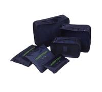 TOYANDONA Reise Packwürfel 6 Stück Gepäckorganizer Material Mit Reißverschluss Transparente Aufbewahrungstaschen Für Kleidung Unterwäsche Urlaub Camping