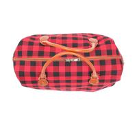 TOYANDONA Reisetasche Canvas Weekender Tasche Kariert 22 Zoll Langlebig Vielseitig Für Geschäfts Freizeitreisen