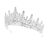 TOYANDONA Strass Diadem Krone Tiara für Damen 6.30X6.10X2.76In Prinzessinnen Haarschmuck für Festliche Anlässe und Halloween
