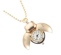 TOYANDONA Taschenuhr mit Kette aus Zinklegierung in Gold Kreatives Insekten Design Quarzuhr für Herren Praktische und Dekorative Vintage Uhr zum Geschenk