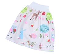 TOYANDONA Unterwäsche fürs Töpfchentraining für Kleinkinder Trainingshose mit Dreilagiger Baumwoll Tpu Polyester Faser Stark Saugfähig mit Schrittverschluss Rosa Trainingsrock für Mädchen