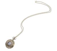 TOYANDONA Vintage Taschenuhr Weihnachten Feier mit Deckel, Gold, Präzise | Kunststoff Metall Zinklegierung, Retro Stil mit Knopfbatterie, für Kette Weste, Alltag