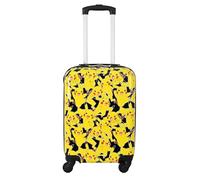 TOYBAGS Pokemon Kabinenkoffer - 4 drehbare und multidirektionale Rollen - Doppelrollen einzeln - sehr robust - mit ausziehbarem Griff - 50 x 34 x 21 cm - bunt - Koffer, bunt, 50 x 34 x 21 cm,