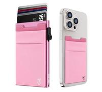 TOYFID Kreditkarteninhaber mit Münzfach, RFID-Schutz Pop-Up Wallet, Herren-Geldbörse, Mini-Geldbörse, Minimalist und Geldbörse auf der Rückseite des Handys