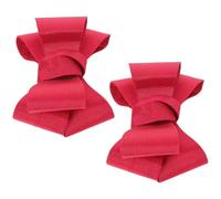 Toyvian 2 Stück Abnehmbare Schleifen Schuhclips aus Kunststoff in Zimtrot Dekorative Schuhschnalle für Damen Ballerinas Party und Brautschuh Accessoire 77 X 52 X 21cm