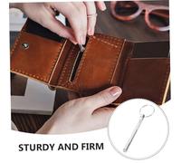 Toyvian 2 STÜCK Geldclip Kompakter Tragbarer Geldbörsenhalter mit Karabiner Vielseitiger Schlüsselanhänger für Outdoor Aktivitäten Modisches Design Einfach an Gürtel und Rucksack