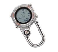 Toyvian 2 Stück Multifunktionale Karabineruhr mit Kompass für Outdoor Aktivitäten Sportliche Digitaluhr für Männer und Frauen Stylischem