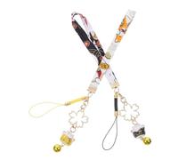 Toyvian 2 Stück Teiliges Japanischer Maneki Neko Schlüsselanhänger aus Keramik Farblich Assortiert Glückskatze als Taschen Autoanhänger Symbol für Wohlstand und Finanzielles Glück