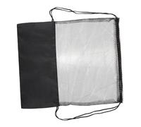 Toyvian 2-Teilige Schnur Aufbewahrungstasche für Fußball Turnbeutel mit Kordelzug Mesh-Sporttasche groß Reiserucksack Fußball-Mesh-Tasche Multifunktions-Fußballtasche Black