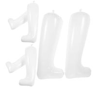 Toyvian 3 Paar Aufblasbare Schuhspanner aus Pvc 32cm lang Leichter Schuhhalter für Lange Stiefel zur Formerhaltung im Zuhause