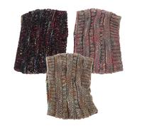 Toyvian 3 Stück-pack Elastische Gestrickte Damen Stirnbänder mit Weichem Plüschfutter Warme Gehäkelte Winter Ohrenwärmer für Kalte Perioden und Party Haaraccessoires im Vintage Stil
