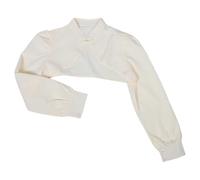 Toyvian Bolerojacken für Damen mit Falschem Kragen aus Chiffon Elegante und Leichte Strickjacke für Formelle und Legere Anlässe