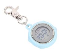 Toyvian Digitale Uhr mit Stoppuhr und Chronograph, Legierung Gehäuse, Silikonband, tragbare Hängeuhr für Studenten und Krankenschwestern