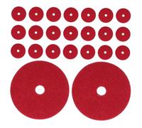 Toyvian Nähmaschinenzubehör 25 rote Filzunterlagen für Spulenstifte, 25er Pack, 25,4 mm Außendurchmesser x 4 mm Innendurchmesser x 1 mm Dicke, Tool Free Installation, für Vintage Singer