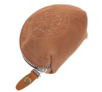 Toyvian Vintage Münzfach Geldbörse aus Leder Multifunktionale Kleine Aufbewahrungstasche für Münzen und Kleingeld Robuste und Wiederverwendbare Change Pouch für Kindergeschenke und Alltag