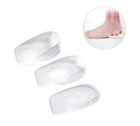 TOYZFRIENDY 3 Paare Unsichtbare Gel fersenerhöhung Einlegesohlen Höhenerhöhung Elastische Geruchlose Waschbare Schuh einsätze für Herren Stoßdämpfend und Schützend