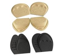 TOYZFRIENDY 4 Paar Selbstklebende Anti Rutsch Schuhpads Atmungsaktive Halbe Einlegesohlen aus Gel Dämpfende Vorfußpolster für High Heels Slipper und Laufschuhe zur Fußentlastung