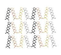 TOYZFRIENDY 40 Stück Teiliges Spiral-haarclip Schwarz Gold Silber Roségold Metallische Abgerundete Haarnadeln für Dreh Dutt-styling Leichte Spiral-haarnadeln für Alltag Party und Reisen