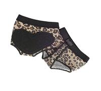 TOYZFRIENDY Bauchtanz Trainingsschuhe Halbsohle aus Leder Rutschfeste Elastische Fußschutz-socken für Damen Praktisches Tanzzubehör Angenehm zu Tragen für Gymnastik und Ballett