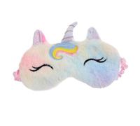 TOYZFRIENDY Einhorn Augenmaske Lichtdichte Schlafmaske Für Unterwegs Praktische Augenabdeckung Aus Plüsch Schöne Junge Mädchen-augenmaske Geschmeidiger Augenschutz