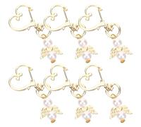 TOYZFRIENDY Engel Schlüsselanhänger mit Engelsflügeln 6 Stück Pack als Gastgeschenke für Babyparty und Schutzengel Anhänger