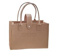 TOYZFRIENDY Große Filz Sporttasche mit Hoher Kapazität Bequem und Einfach zu Tragen für Camping und Bauernmarkt Vielseitige Aufbewahrungstasche in Khaki