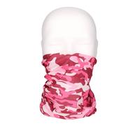 TP Multifunktionstuch, Bandana Schlauchschal, als UV-Schutz, Outdoor Halstuch oder Stirnband, unisex pink camouflage