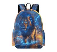 TPISLI Kinderrucksack Tier,Rucksack Mädchen Jungen Für 8 10 11 13 Jahre,Schulrucksack Mit Löwe Für Kinder/Schule/Outdoor