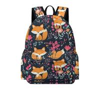 TPISLI Schulranzen Jungen 1-3. Klasse Kinderrucksack Füchse Schul für die Grundschule mit Tier Fuchs Leichter Schultasche für Schule, Reisen & Schulstart