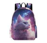 TPISLI Schulranzen Jungen Kätzchen Muster Rucksack Schule Kinder 1. Bis 3. Klasse, Schulrucksack Tier Katze Grundschule Für 7-10 Jahre Junge Mädchen