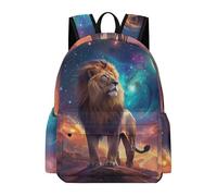 TPISLI Schulranzen Jungen Löwe Muster Rucksack Schule Kinder 1. Bis 3. Klasse, Schulrucksack Tier Motiv Grundschule Für 7-10 Jahre Junge Mädchen