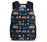 TPISLI Schulrucksack mit Car 7 Jahre für Schüler Rucksack mit Cartoon Cars Klasse 1-4 Daypack, Seitenfächer Geschenk zum Schulanfang Outdoor Alltag