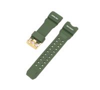 TPU-Harzarmband passend for Casio MUDMASTER GWG-1000, spezielle Schnittstelle, wasserdichtes Ersatz-Uhrenarmband-Zubehör(Army green03)