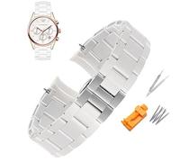 TPUOTI Das Silikon-Uhrenarmband aus Stahl ist geeignet für Armani-Uhrenarmband AR5905 906 AR5919 920 AR5890 891 Uhrenkette 20 mm 23 mm, 23mm, Achat