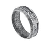 TQWSVUM Männer Frauen Wikinger Yggdrasil Ring - Nordisch Vintage Keltischer Knoten Baum Des Lebens Edelstahl Ring - Mode Paar Hochzeitsband Heidnischer Amulett Charme Schmuck