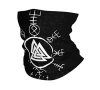 TQWSVUM Nordischer Harajuku Kompass Valknut Druck Halstuch - Herren Damen Wikinger Vegvisir Odin Symbol Bandana Snoods Stirnband - Sommer Outdoor Sport Freizeit Multifunktionale Kopfbedeckung