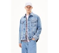 Jeansjacke mit Brustpattentaschen Modell 'TRAAKA' M men Hellblau