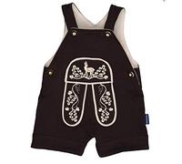 Trachten Babyshorts - KLOANE KRACHLEDERNE - Dunkelbraun ... für Jungen und Mädchen (86/92)
