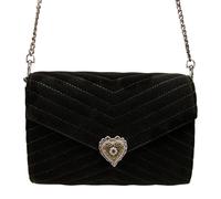 Alpenflüstern Trachtentasche Samtclutch Trachtenherz - Damen Handtasche, Schultertasche fürs Dirndl, Tasche zur Tracht, Dirndltasche mit Metallelemente (in traditionellen Farben) DTA107