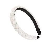 Trachten Haarreifen Damen Elegant Dirndl Haarreif Geflochten Dirndl Haarschmuck für Oktoberfest Zubehör Samt Flechtoptik Haarreif Breiter Haarreifen Elastische Criss Cross Haarbänder