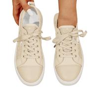 Trachten Sneaker Damen Weiss Spitzen - Trachtenschuhe Elegante Sommerschuhe Bestickte Plateau Hochzeitsschuhe Flach Mesh Brautschuhe Sommer Stoffschuhe Dirndl Schuhe Oktoberfest Turnschuhe, 35-43 EU