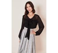 Trachtenbluse FANIA- Krüger Collection - 282266-000-0004 Schwarz - Gr. - 48